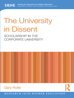 cover image of The University in Dissent
